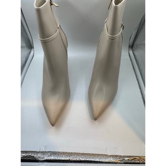 Calvin Klein Vivera Women’s Ivory Stiletto Heel Ankle Booties – Size 11M, New - Picture 2 of 11